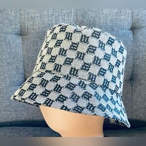 NWOT Unisex MISBHV Monogram Jacquard Canvas Bucket Hat